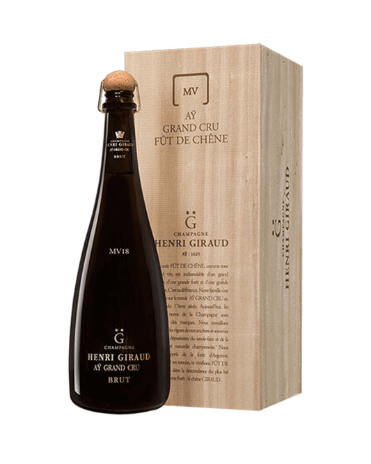 Henri Giraud Champagner MV 18 in Holzschachtel