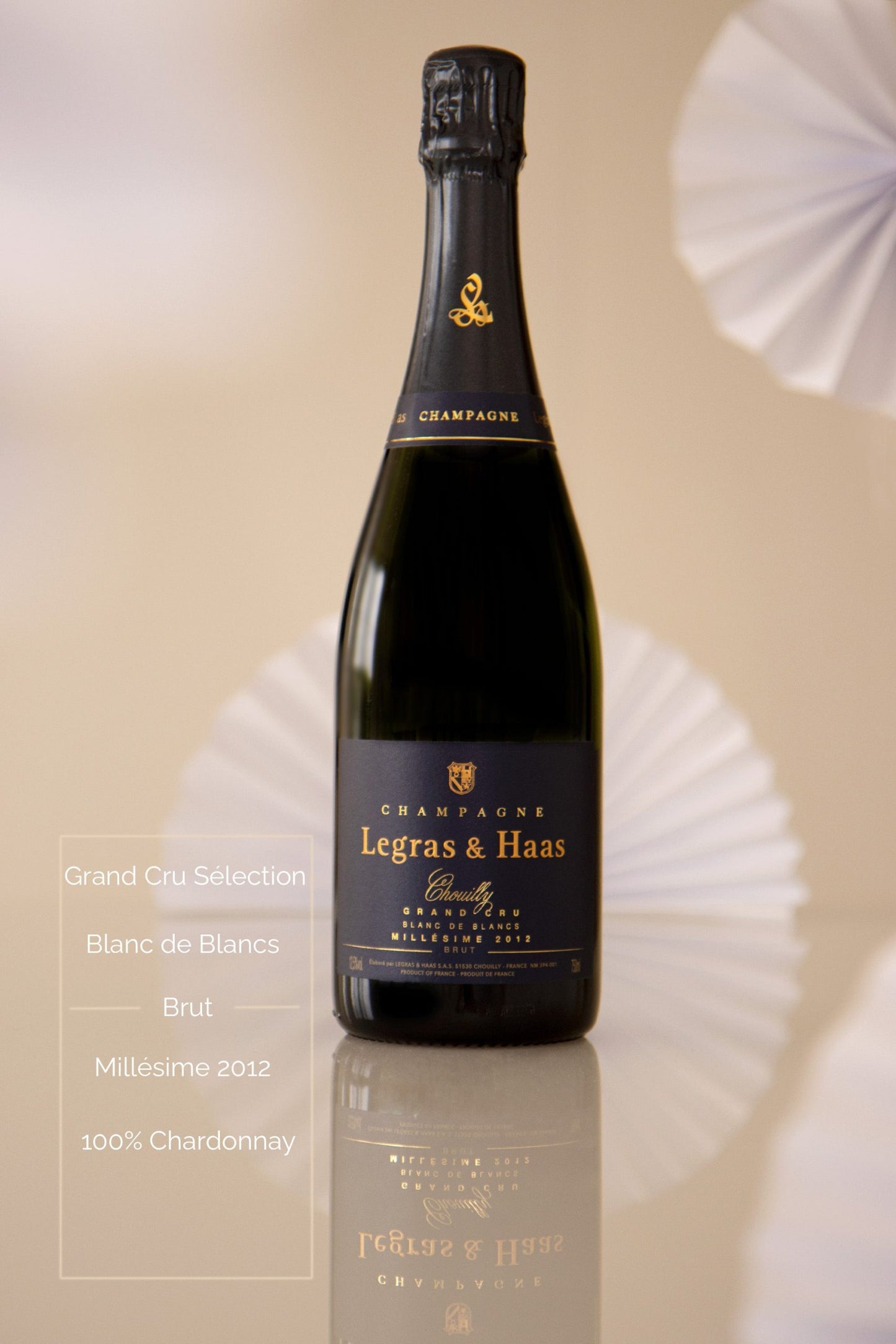 Champagne Legras et Haas Millesime 2012