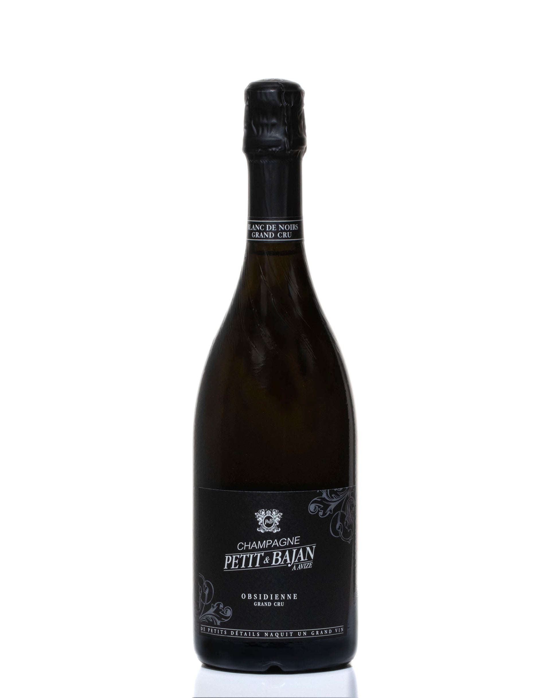 Petit et Bajan Champagne Obsidienne