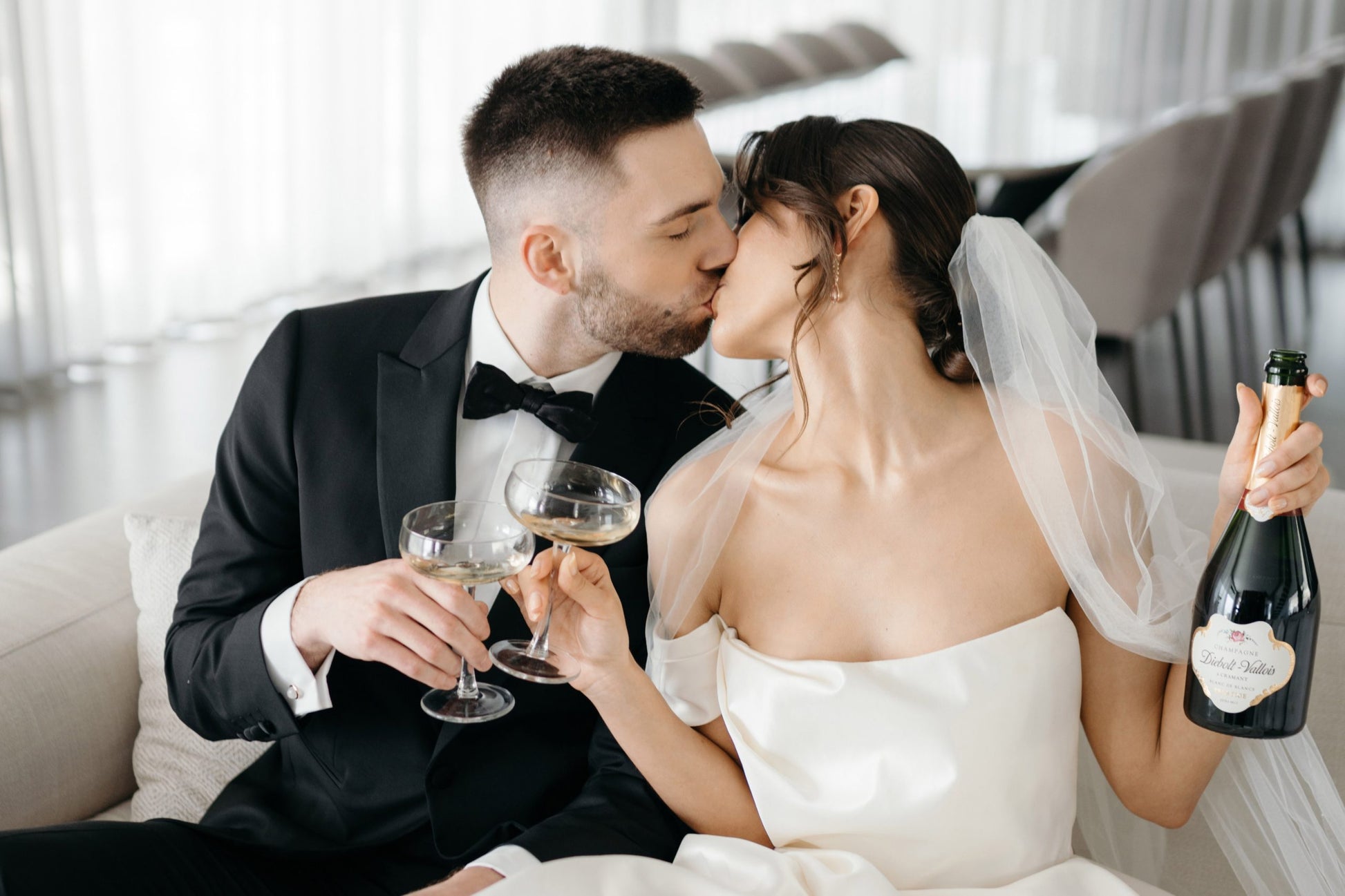 Hochzeit Champagner