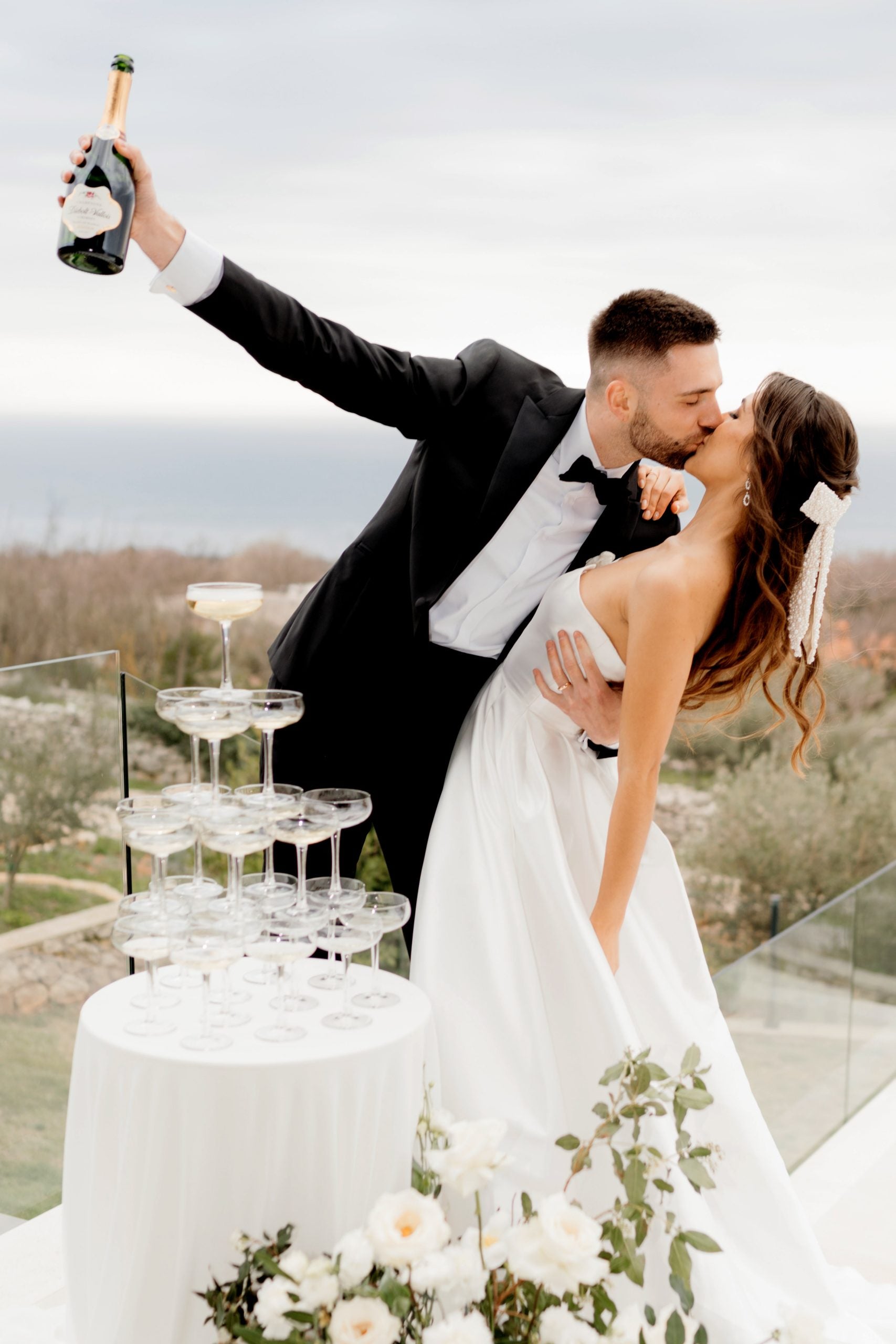 Hochzeit Champagner
